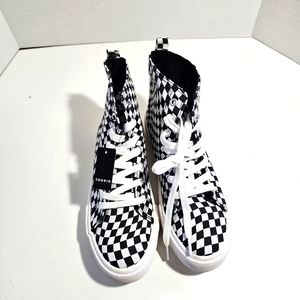 Torrid Converse Style checkered Hightops